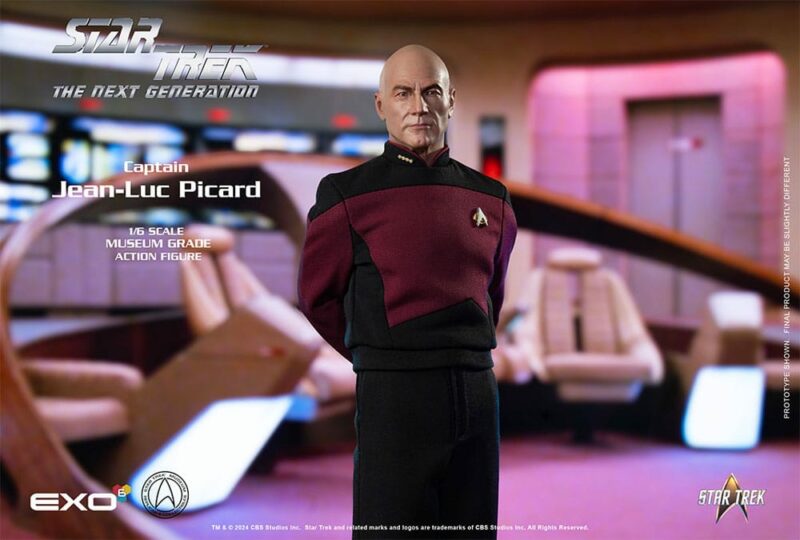 Star Trek: The Next Generation Action Figure 1/6 Captain Jean-Luc Picard (Essential Duty Uniform) 30 cm - immagine 2