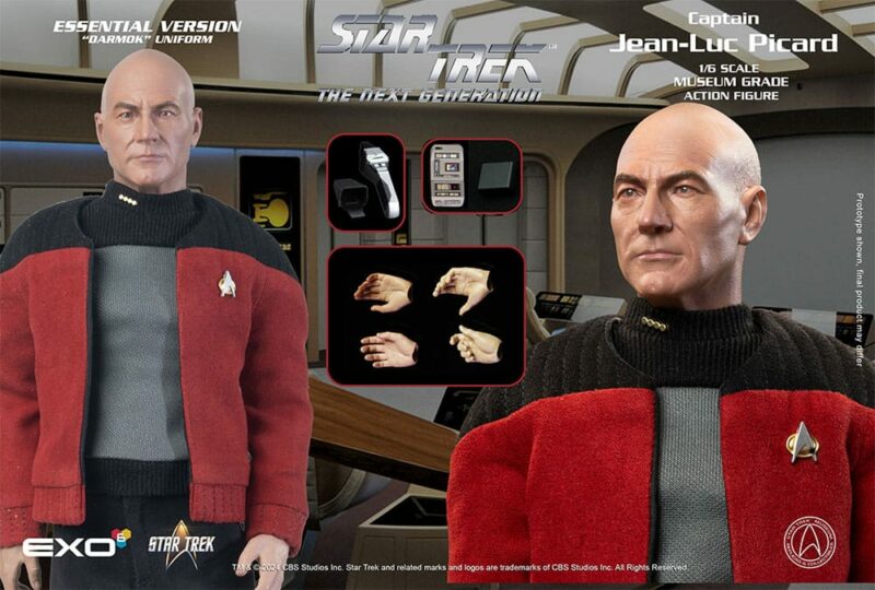 Star Trek: The Next Generation Action Figure 1/6 Captain Jean-Luc Picard (Essential Darmok Uniform) 30 cm - immagine 4