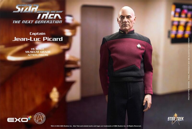 Star Trek: The Next Generation Action Figure 1/6 Captain Jean-Luc Picard 30 cm - immagine 4