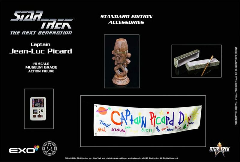 Star Trek: The Next Generation Action Figure 1/6 Captain Jean-Luc Picard 30 cm - immagine 6