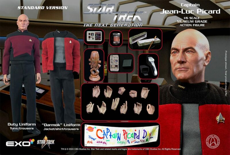 Star Trek: The Next Generation Action Figure 1/6 Captain Jean-Luc Picard 30 cm - immagine 2