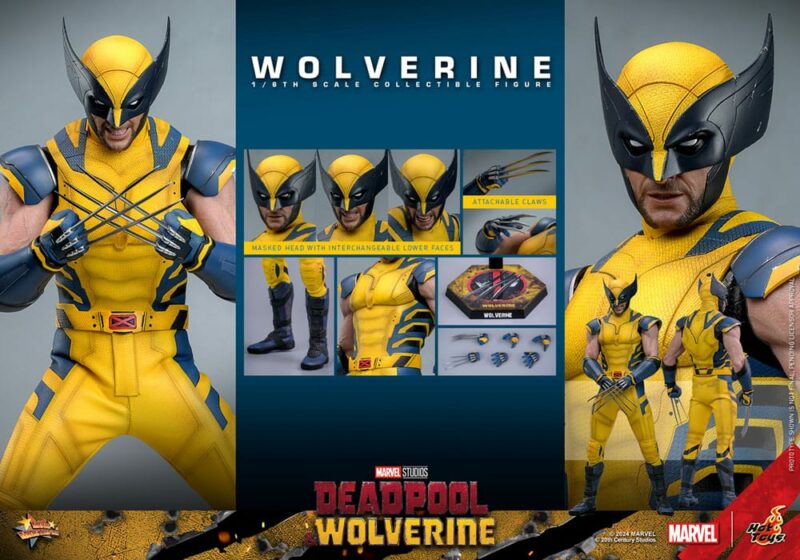 Deadpool & Wolverine Movie Masterpiece Action Figure 1/6 Wolverine 31 cm - immagine 4