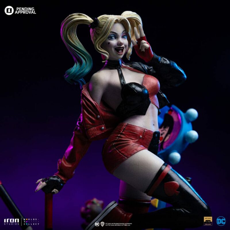 DC Comics Deluxe Art Scale Statue 1/10 Harley Quinn (Gotham City Sirens) 22 cm - immagine 5