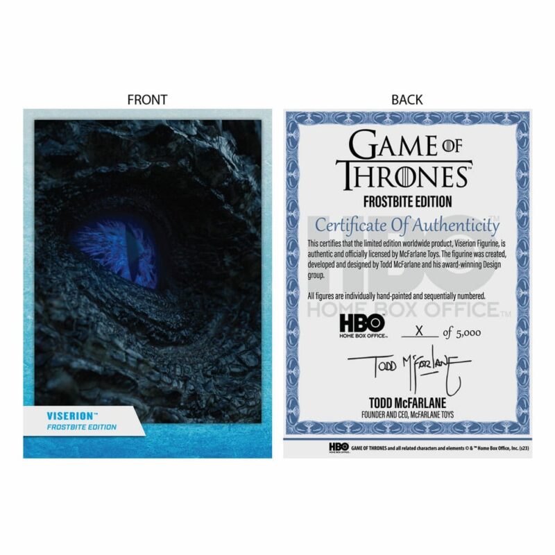 Game of Thrones Action Figure Viserion (Frostbite) (Gold Label) 15 cm - immagine 4
