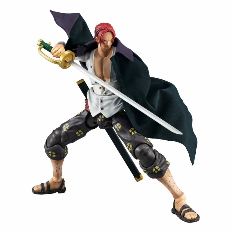 One Piece Variable Action Heroes Action Figure Red-haired Shanks Ver. 1.5 19 cm - immagine 2