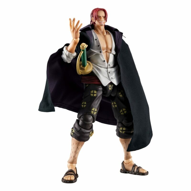One Piece Variable Action Heroes Action Figure Red-haired Shanks Ver. 1.5 19 cm - immagine 4