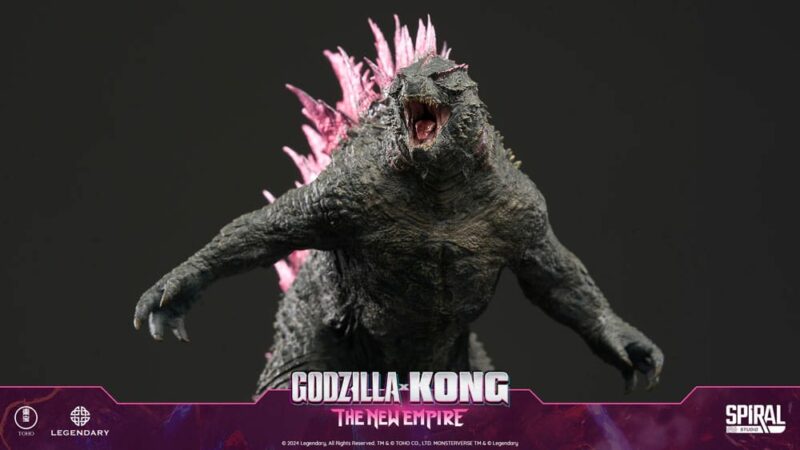 Godzilla Hall of FamePVC Statue Godzilla 2024 Evolved Form (Heat Ray Version) 27 cm - immagine 3