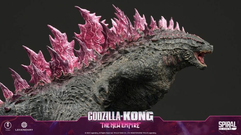 Godzilla Hall of FamePVC Statue Godzilla 2024 Evolved Form (Heat Ray Version) 27 cm - immagine 6