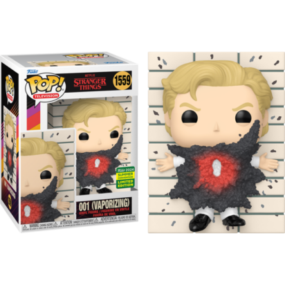 Stranger Things Pop! Vinyl Figure 001 (Vaporizing) Limited 9 cm (con bollino Summer Convention 2024)