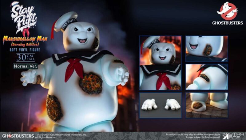 Ghostbusters Stay Puft Marshmallow Man Burning Regular Edition Action Figure - immagine 2