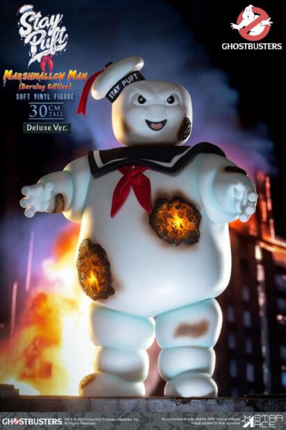 Ghostbusters Stay Puft Marshmallow Man Burning Deluxe Edition Action Figure