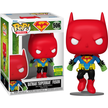 Batman/Superman: World's Finest (2022) Pop! Vinyl Figure Batman/Superman Fusion Limited 9 cm (con bollino Summer Convention 2024)