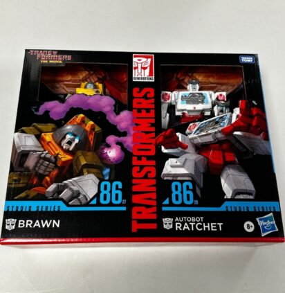 The Transformers: The Movie Studio Series Deluxe Class Action Figure 2-Pack Brawn & Autobot Ratchet 11 cm