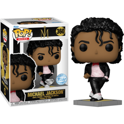 Michael Jackson POP! Rocks Vinyl Figure Michael Jackson (Billie Jean) Diamond Glitter 9 cm