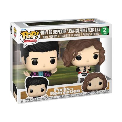 Parks and Recreation 15th Anniversary POP! TV Vinyl Figure Don't Be Suspicious" Jean-Ralphio & Mona-Lisa 9 cm