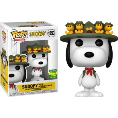 Peanuts Pop! Vinyl Figure Snoopy with Beagle Scouts Limited 9 cm (con bollino Summer Convention 2024)