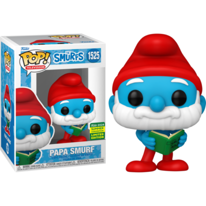 The Smurfs Pop! Vinyl Figure Papa Smurf Limited 9 cm (con bollino Summer Convention 2024)