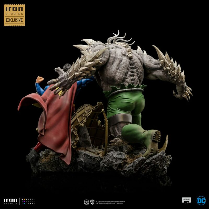 DC Comics BDS Art Scale Statue 1/10 Superman vs Doomsday heo EU Exclusive 30 cm - immagine 4