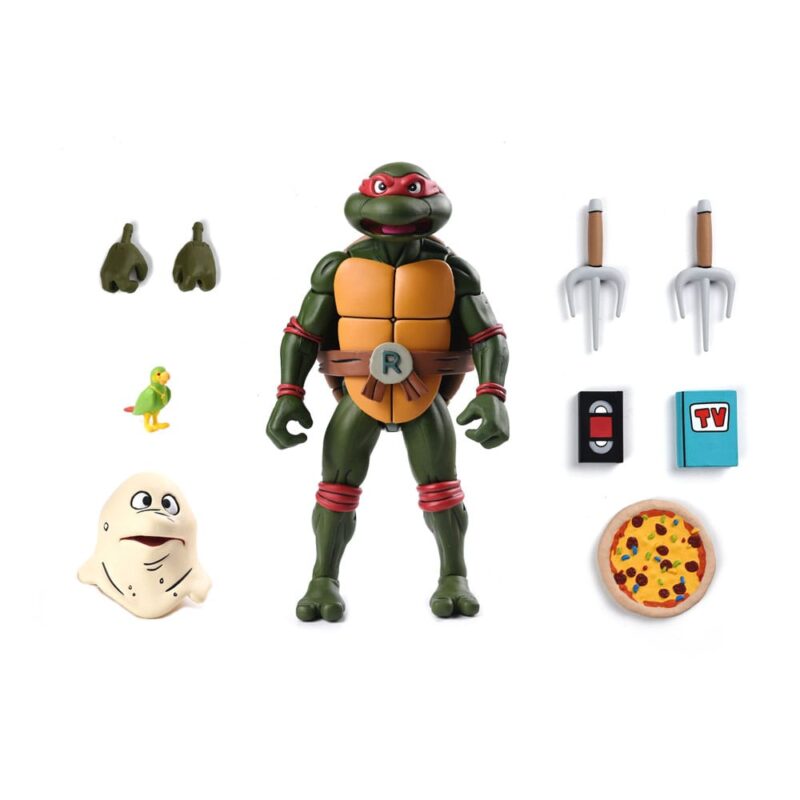 Teenage Mutant Ninja Turtles (Cartoon) Action Figure Ultimate Raphael VHS 18 cm - immagine 2