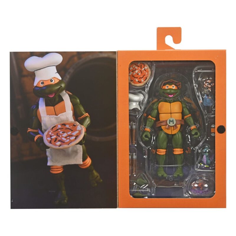Teenage Mutant Ninja Turtles (Cartoon) Action Figure Ultimate Michelangelo VHS 18 cm - immagine 2