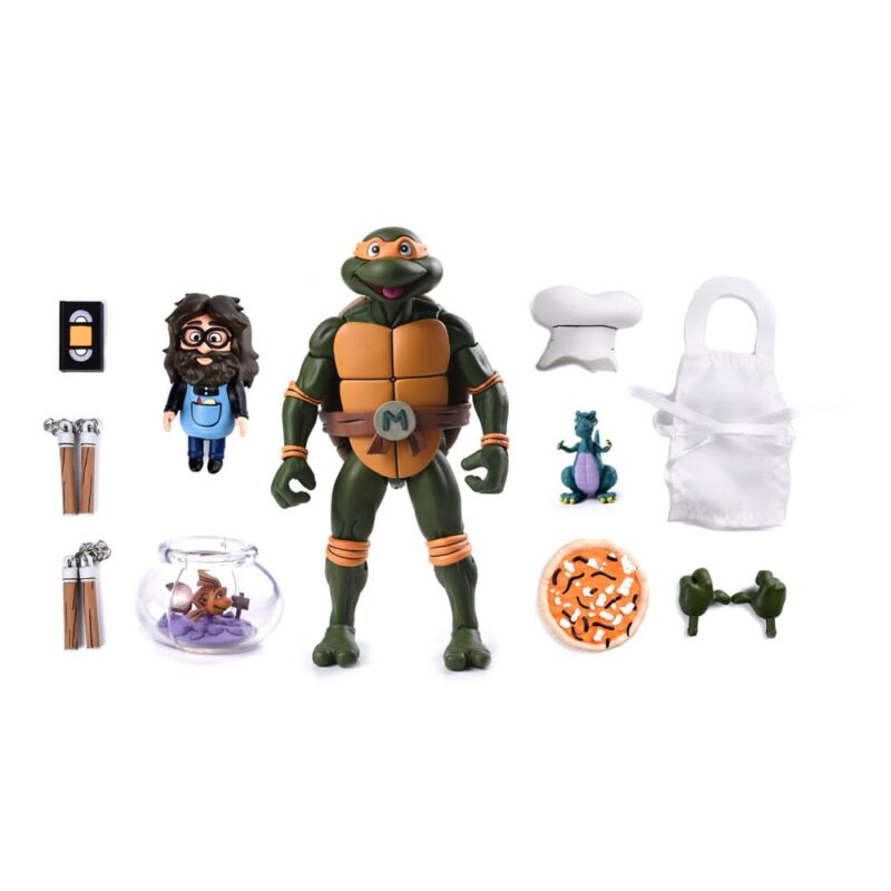 Teenage Mutant Ninja Turtles (Cartoon) Action Figure Ultimate Michelangelo VHS 18 cm - immagine 3