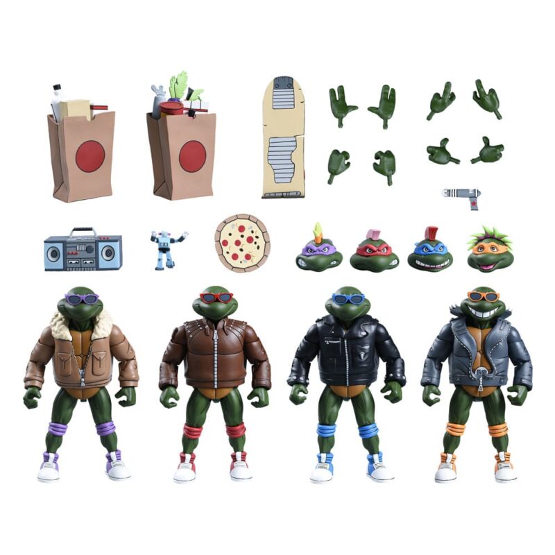 Teenage Mutant Ninja Turtles (Cartoon) Action Figures 4-Pack Punk Turtles 18 cm - immagine 3