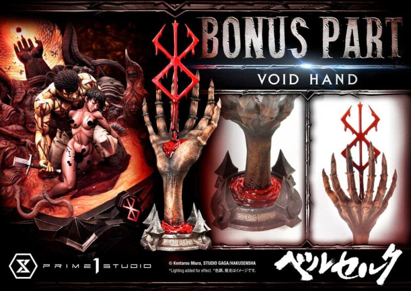Berserk Ultimate Legacy Art Kentaro Miura Statue 1/4 Guts & Casca Bonus Version 72 cm - immagine 6