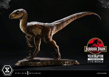 Jurassic Park Prime Collectibles Statue 1/10 Velociraptor Jump 21 cm (Copia)