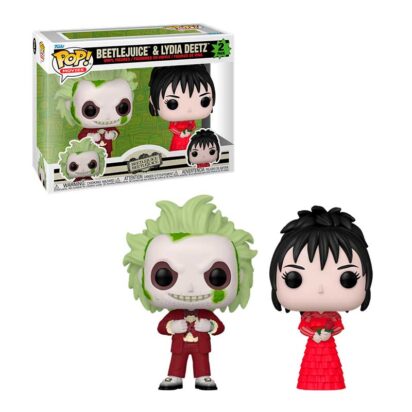 Beetlejuice 2 POP! Animation Vinyl Figures 2-Pack Beetlejuice & Lydia Deetz 9 cm