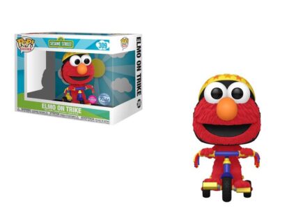 Sesame Street POP! TV Vinyl Figure Elmo on Trike Flocked Limited