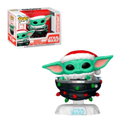 Star Wars: Mandalorian POP! Vinyl Figure Holiday Grogu Pram 9 cm