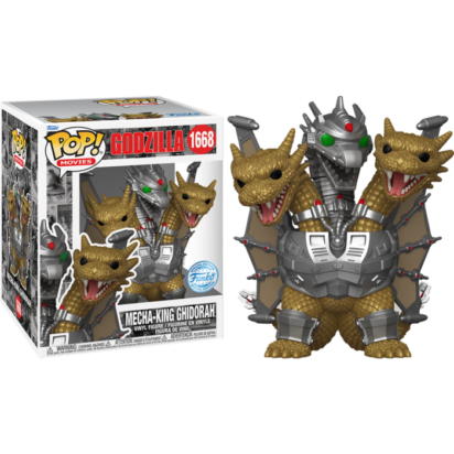 Godzilla vs King Ghidorah (1991) POP! 70th Anniversary Super sized Vinyl Figure Mecha-King Ghidorah Limited 15 cm