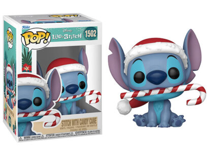 Lilo & Stitch: Holiday POP! Vinyl Figure Stitch with Candy Cane 9 cm