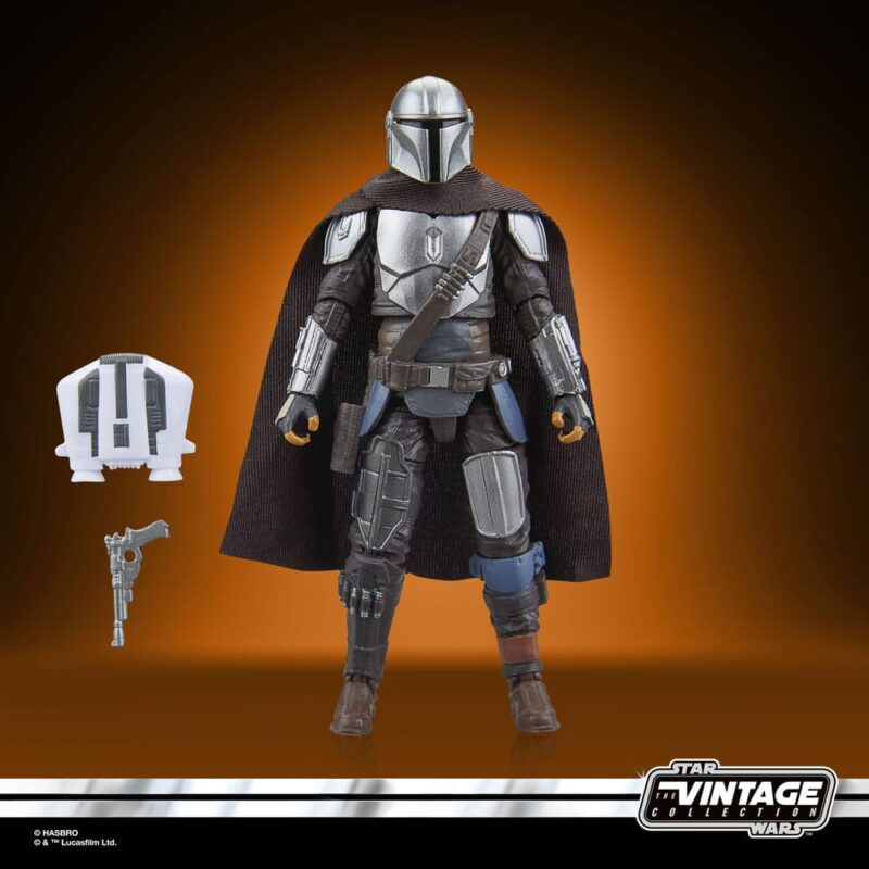 Star Wars: The Mandalorian Vintage Collection Action Figure The Mandalorian (Imperial Base) 10 cm - immagine 2