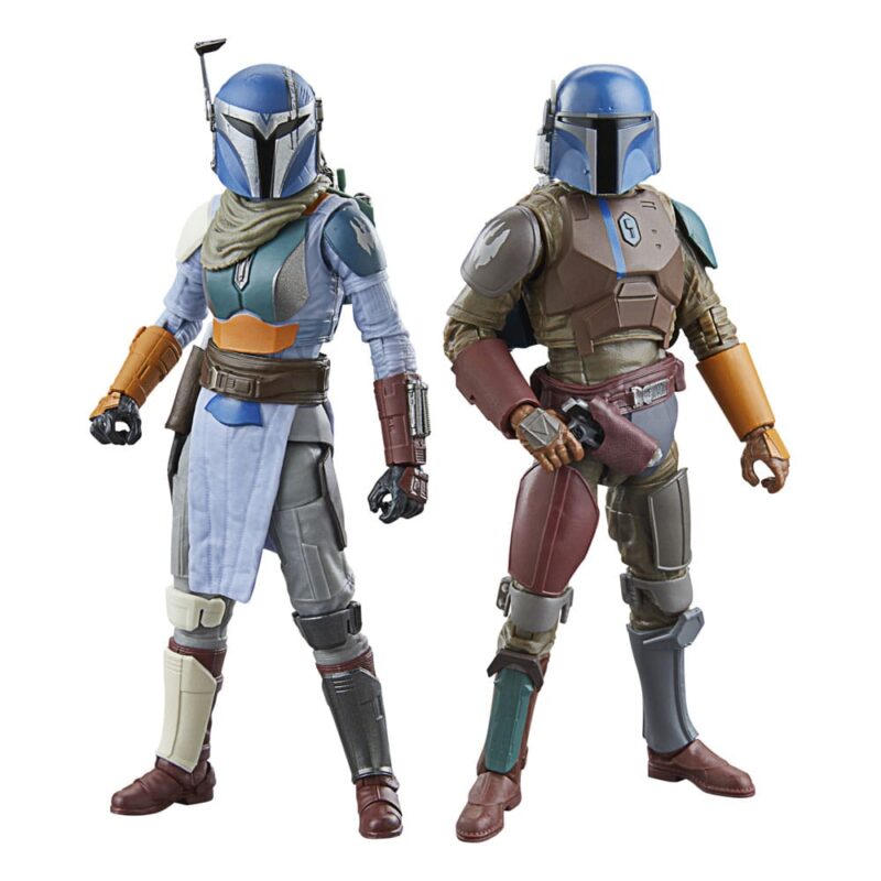 Star Wars: The Mandalorian Black Series Action Figure 2-Pack Mandalorian Shriek-Hawk Trainers 15 cm - immagine 2