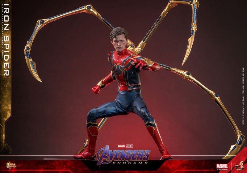 Avengers: Endgame Movie Masterpiece Action Figure 1/6 Iron Spider 28 cm - immagine 5