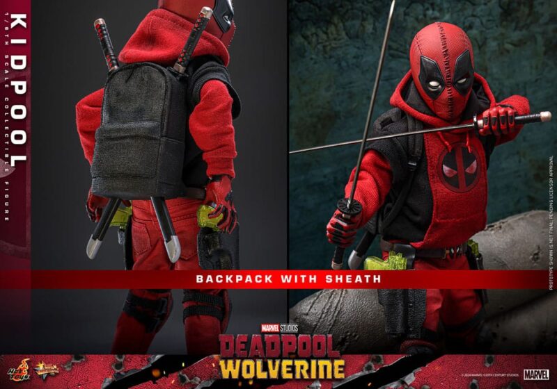 Deadpool & Wolverine Movie Masterpiece Action Figure 1/6 Kidpool 22 cm - immagine 6