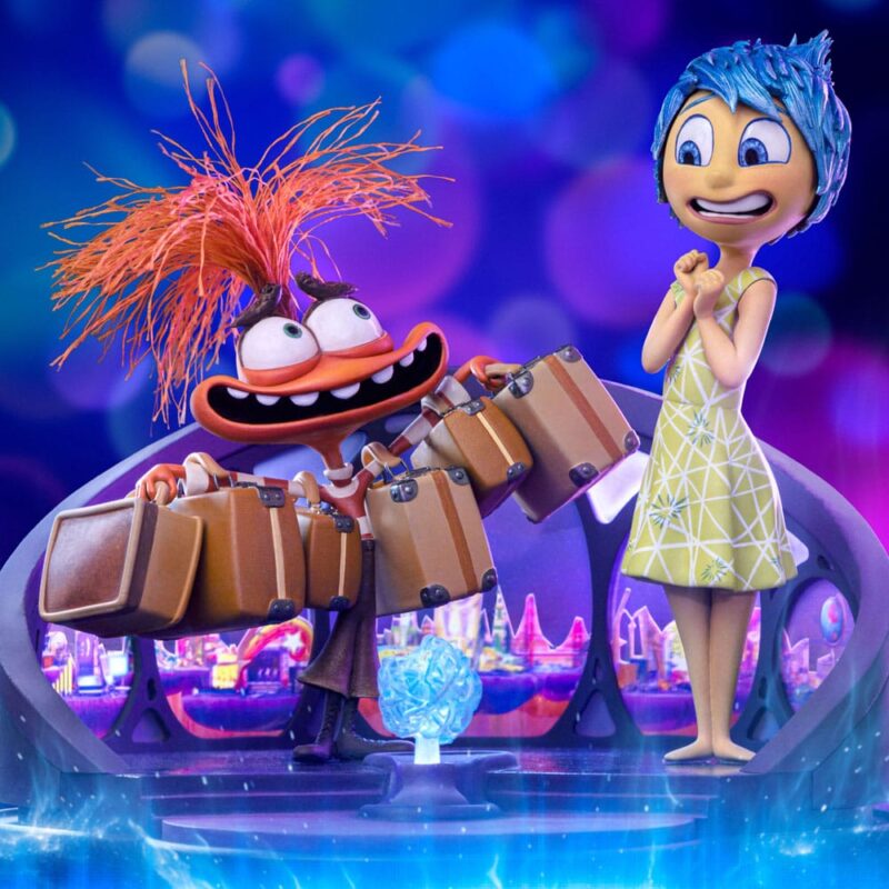 Inside Out 2 Deluxe Art Scale Statue 1/10 Joy and Anxiety 26 cm - immagine 3