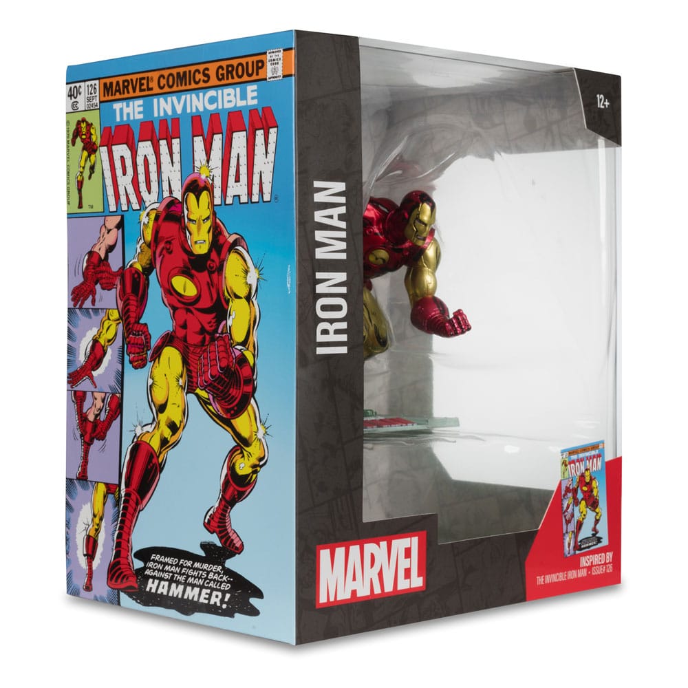 Marvel PVC Statue 1/10 Iron Man (The Invincible Iron Man #126) 11 cm - immagine 3