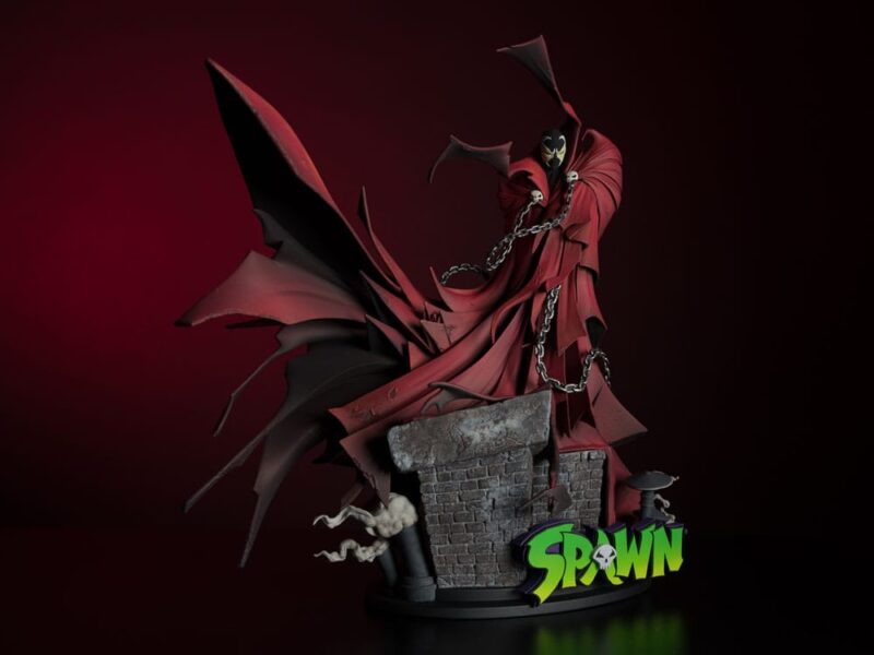 Spawn/Batman Statue 1/8 Spawn by Greg Capullo 38 cm - immagine 2