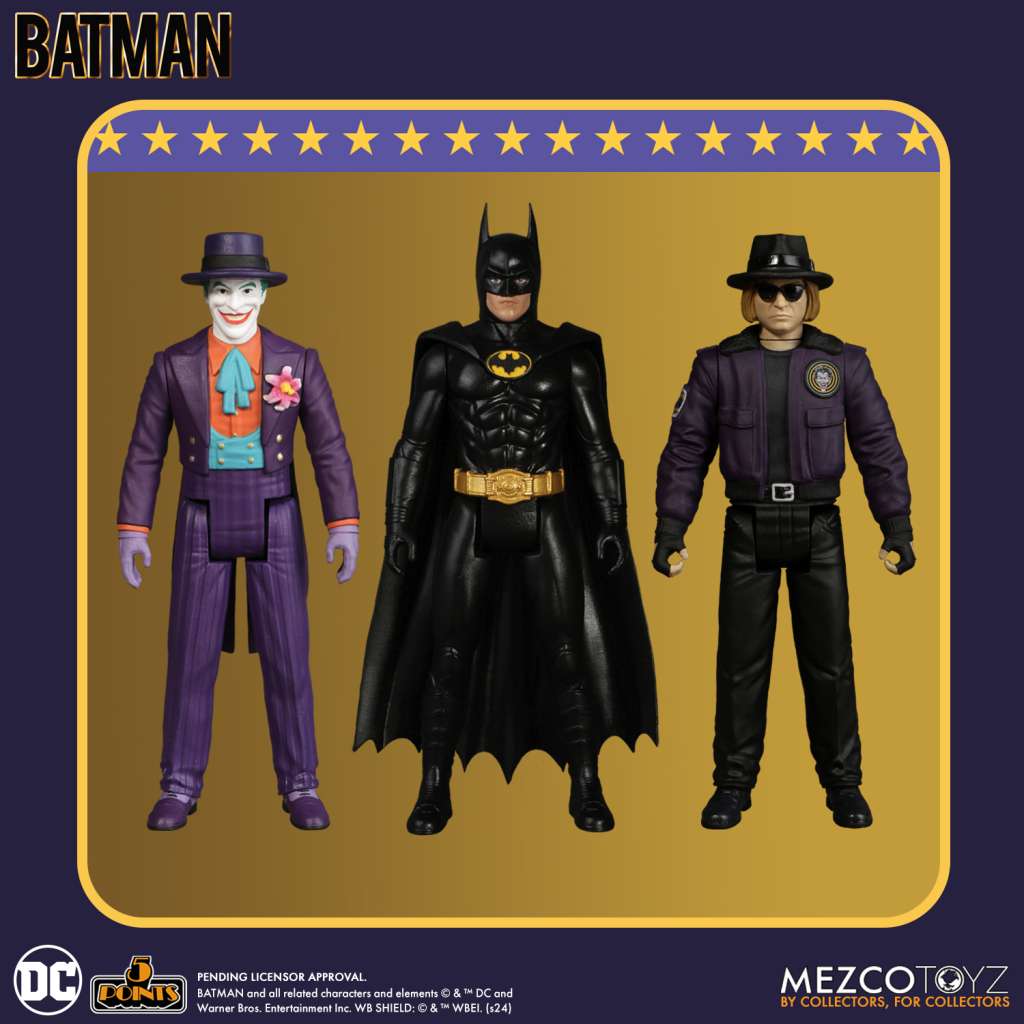 5 Points 1989 Batman Action Figure Set (3) - immagine 2