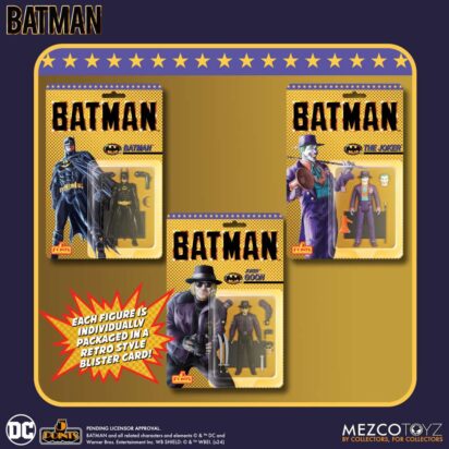 5 Points 1989 Batman Action Figure Set (3)