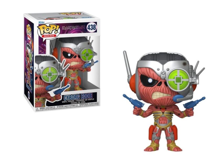 Iron Maiden POP! Rocks Vinyl Figure Cyborg Eddie 9 cm