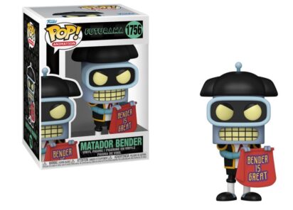 Futurama Pop! Animation Vinyl Figure Bender (Matador) 9 cm