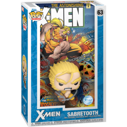 X-Men POP! Comic Cover Vinyl Figure Sabretooth in The Astonishing X-Men #2 Limited 9 cm