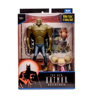 DC Batman  Animated The New Adventures Action Figure Killer Croc and Baby Doll 20 cm