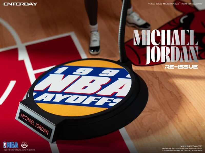 NBA Collection Real Masterpiece Actionfigur 1/6 Michael Jordan I'm Back Edition Limited 30 cm - immagine 4