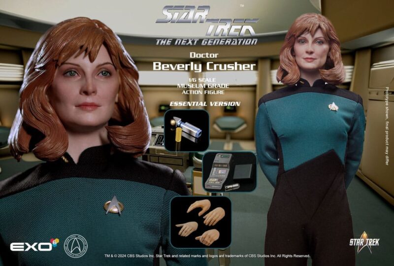 Star Trek: The Next Generation Action Figure 1/6 Dr. Beverly Crusher (Essential Edition) 27 cm - immagine 4