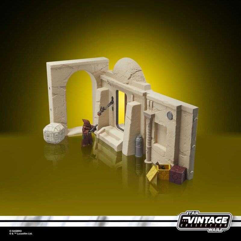 Star Wars Episode IV Vintage Collection Playset Streets of Mos Eisley with Jawa Action Figure - immagine 4