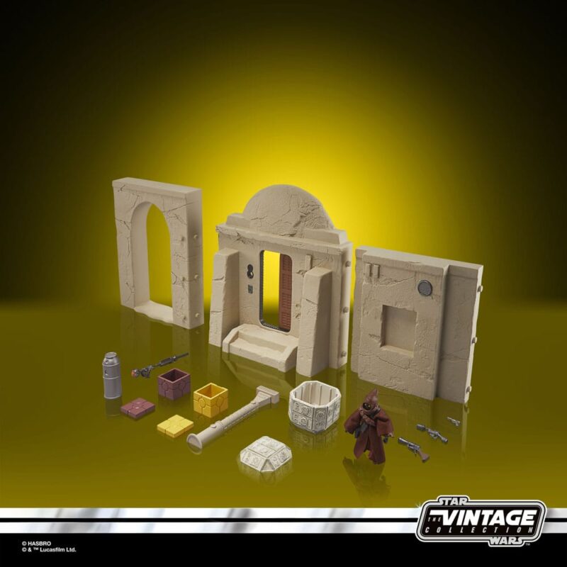 Star Wars Episode IV Vintage Collection Playset Streets of Mos Eisley with Jawa Action Figure - immagine 2